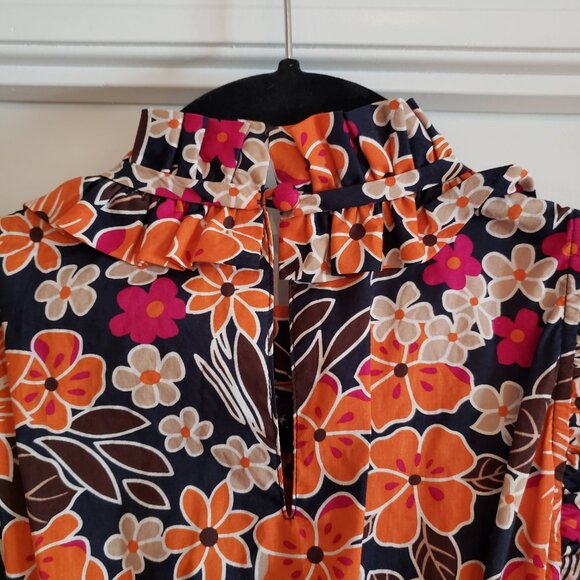 Anthropologie Girls From Savoy Floral Sleeveless Dress - Picture 7 of 11